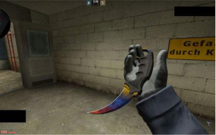 csgo开箱真就一发入魂渐变大理石爪子