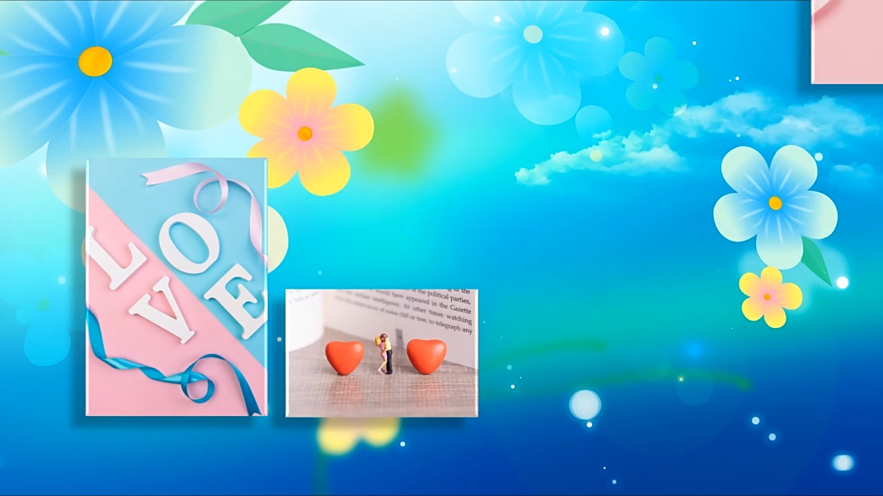 diy情侣爱情电子相册ppt模板