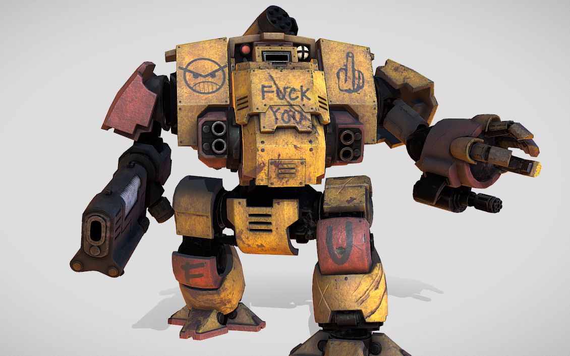 次世代硬表面教学:快用maya做属于你的第一个机甲吧!