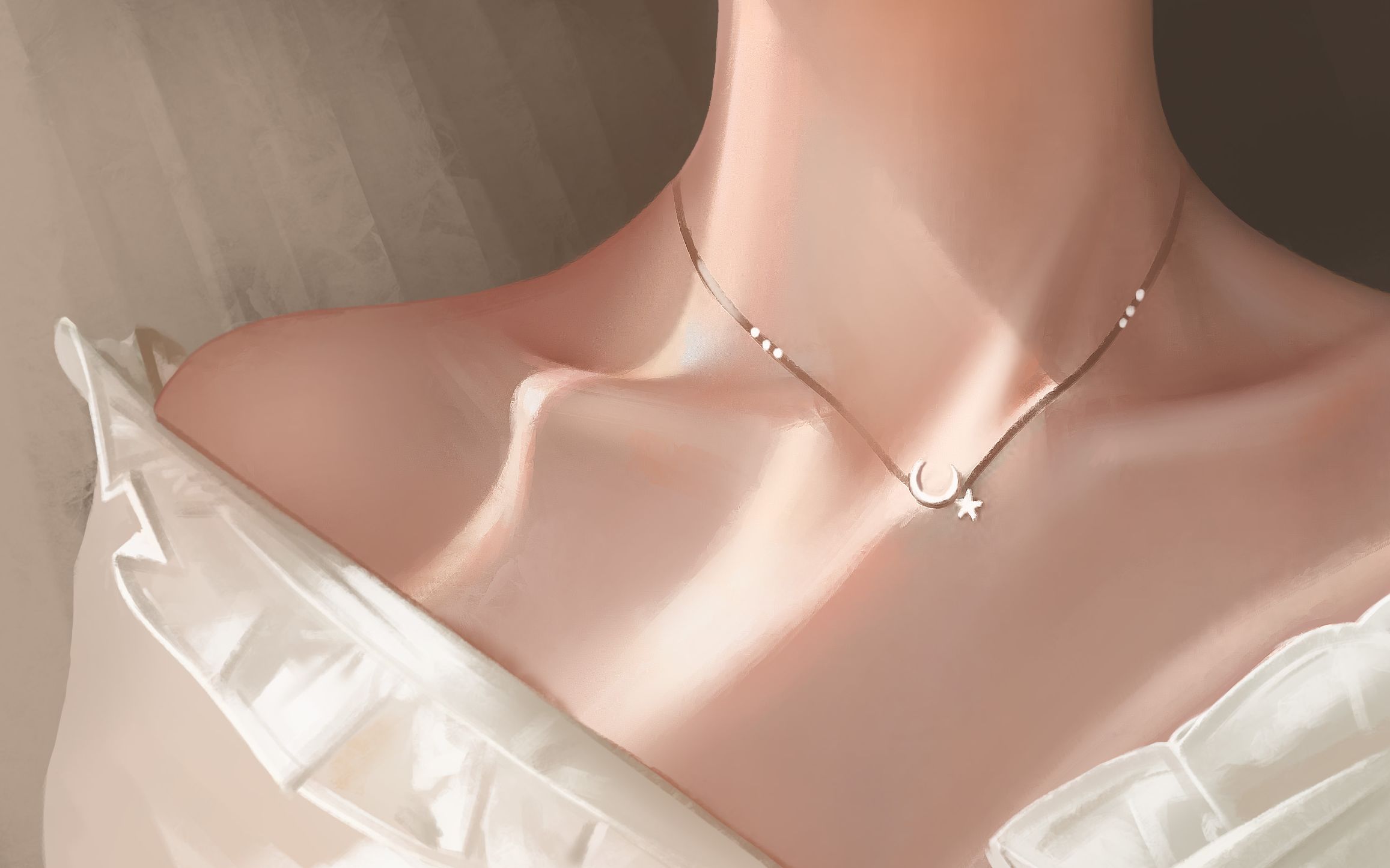 纯欲系锁骨的画法