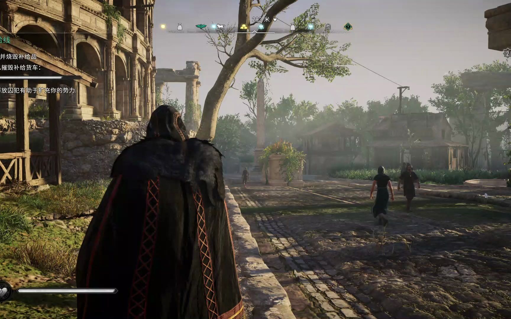 刺客信条英灵殿维京时代伦敦街景 吸猫_哔哩哔哩_bilibili