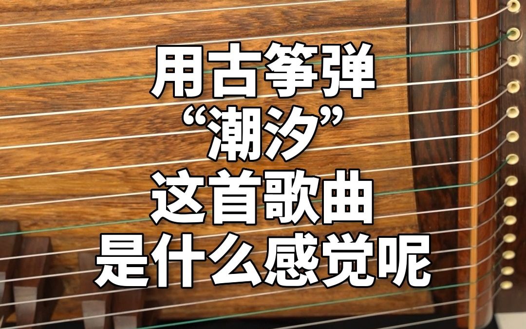 古筝教学《潮汐,大家跟着一起弹起来吧#古筝#古筝教学#古筝演奏