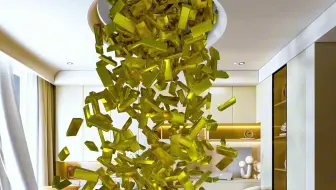 突然11000块金闪闪掉在床上
