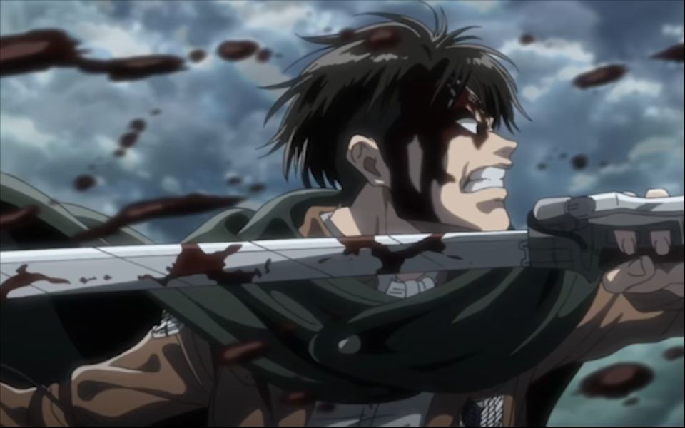 活动作品进击的巨人第四季兵长vs兽巨兵长砍猴2