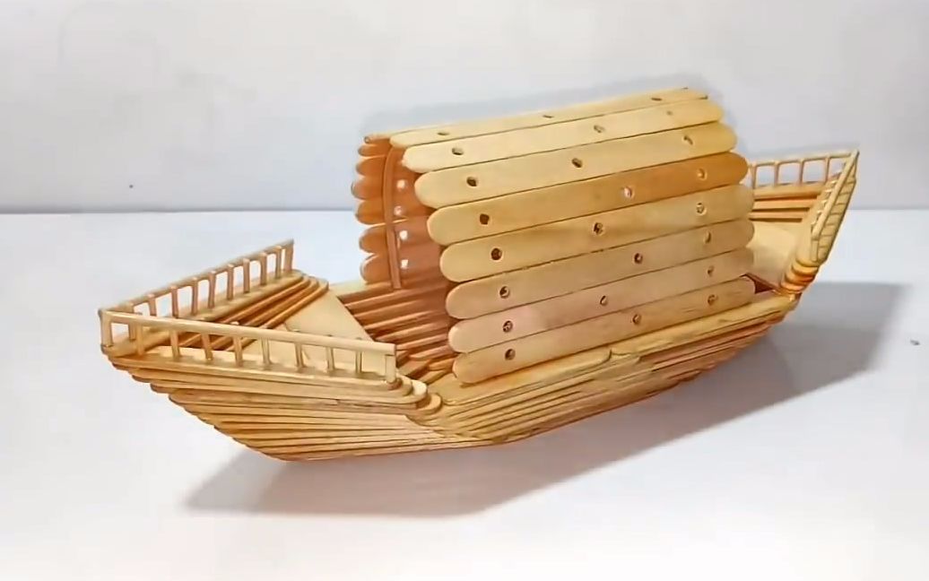 diy模型系列教你学习如何制作漂亮的乌蓬船模型