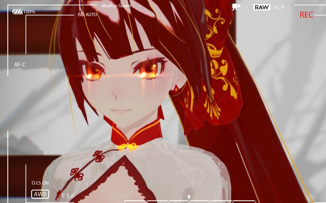 (东方栀子mmd)唯美向 换装高能 中文歌 金丝雀旗袍→凤凰式旗袍 初音