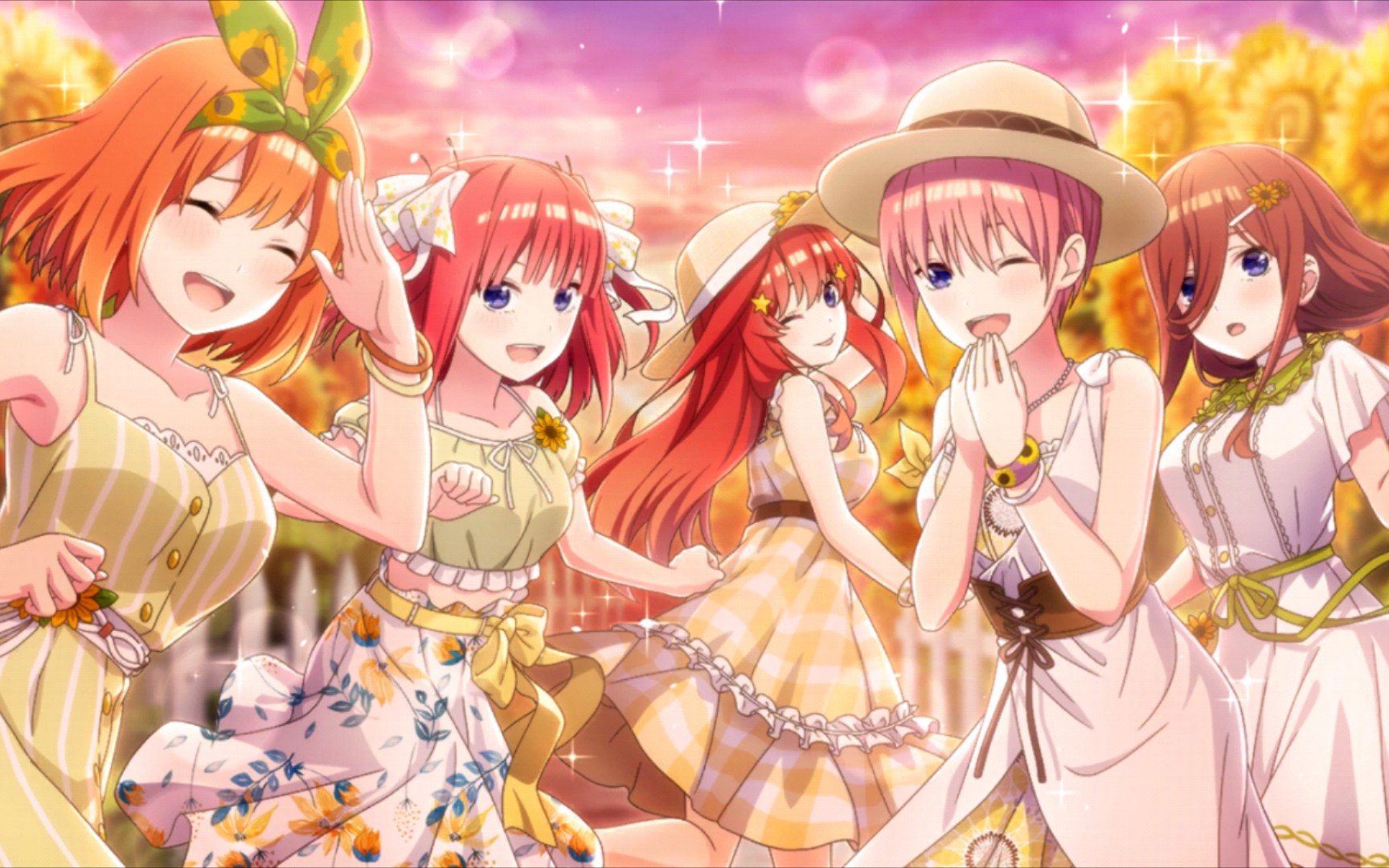 五等分的新娘 手游 与五胞胎姐妹们的梦幻向日葵～我们互相对调了!