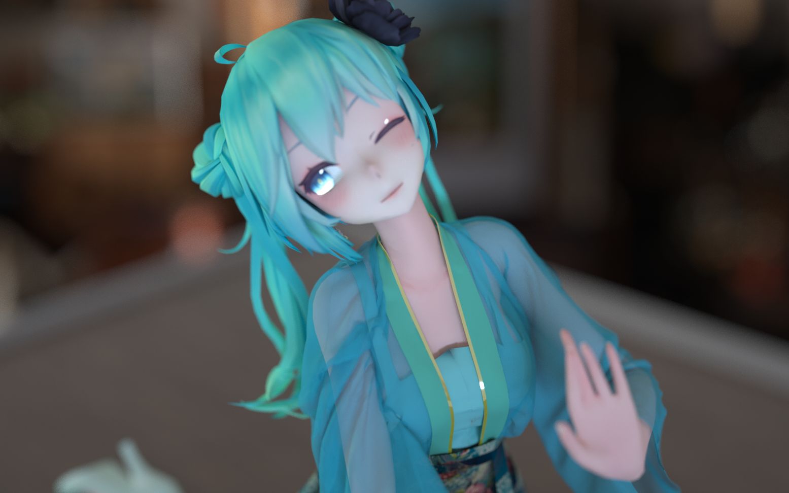 【竖屏】汉元素风格萌妹miku【服装配布】