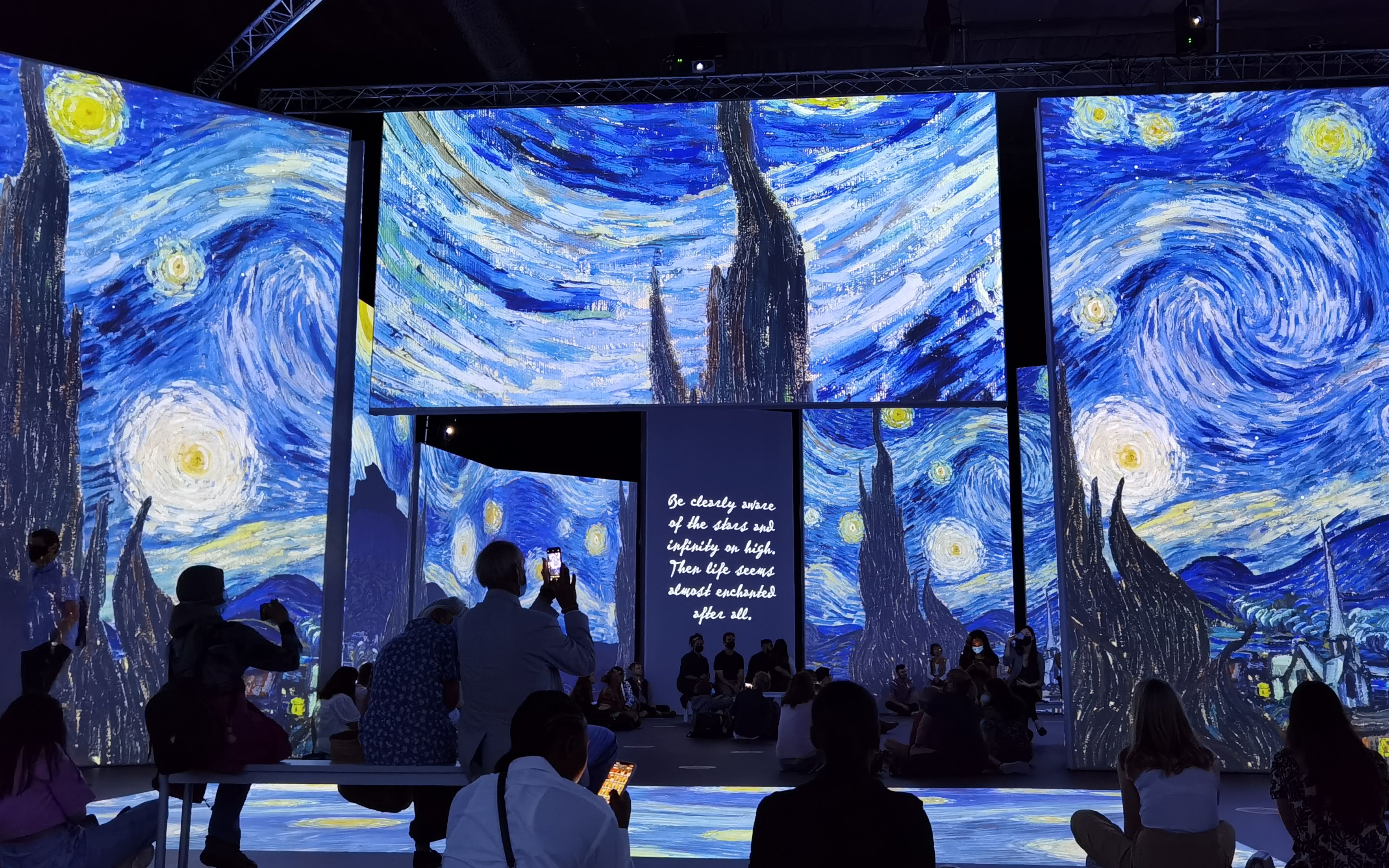 梵高| 沉浸式艺术展 | 伦敦肯辛顿花园_哔哩哔哩_bilibili