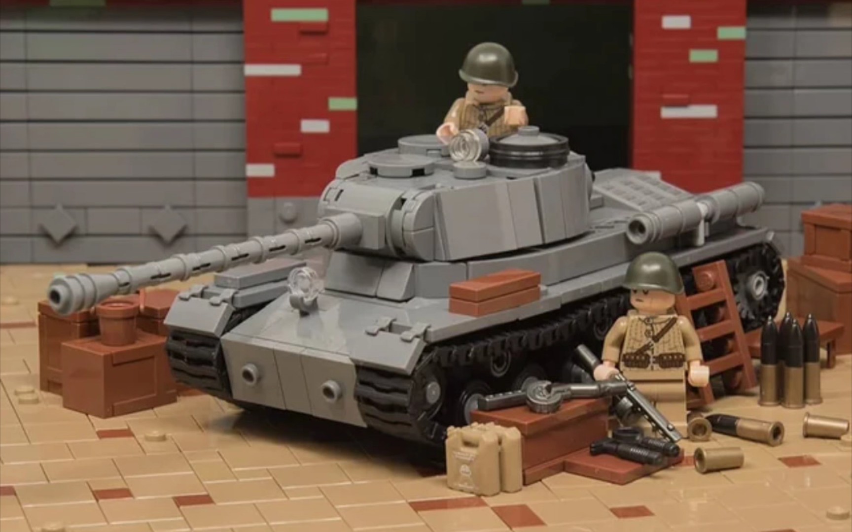 lego ww2 moc 坦克图片
