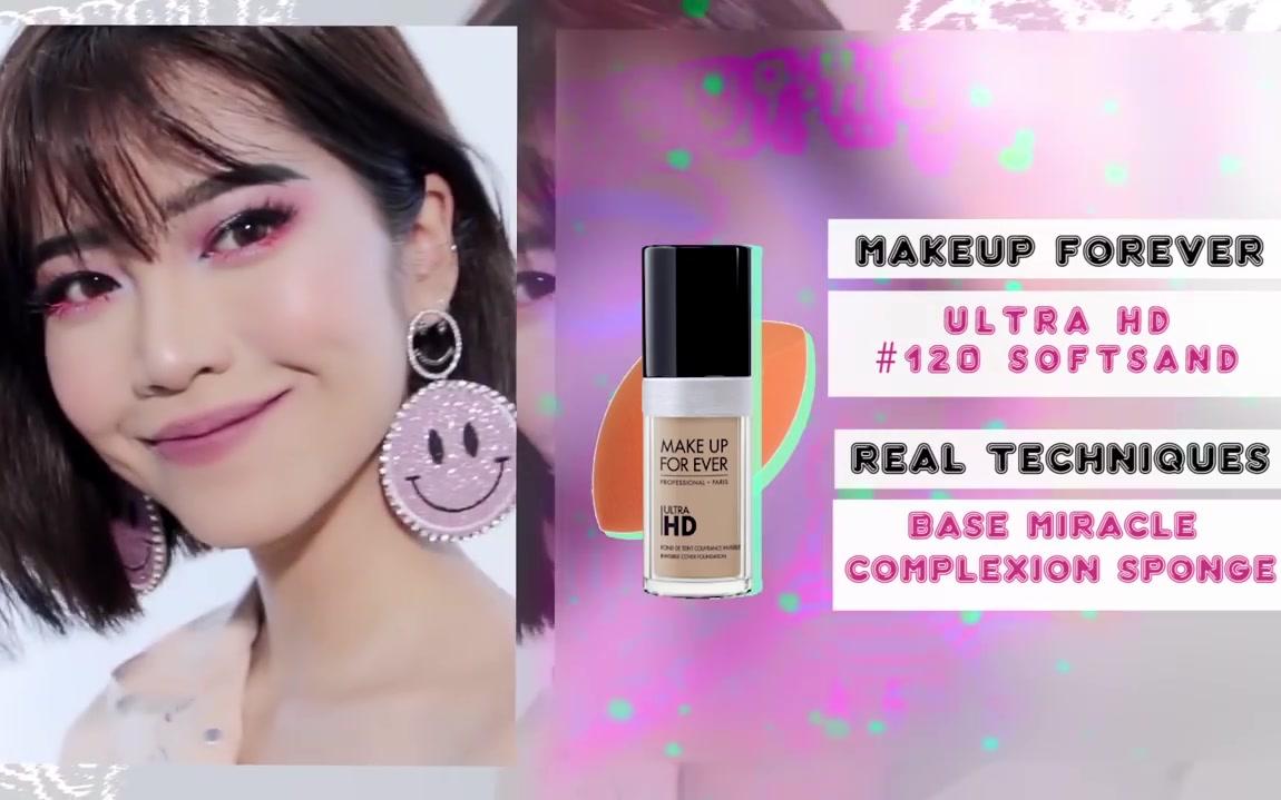 [图]粉色糖果炸弹甜蜜妆容丨CANDY PINK BOMB MAKEUP LOOK - Sichenmakeupholic