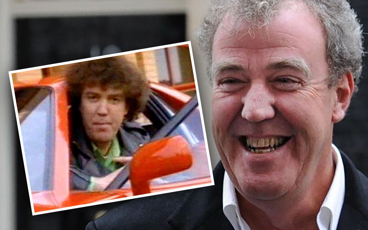 【tg】大猩猩jeremy clarkson看到年轻时候自己主持的节目是一种什么