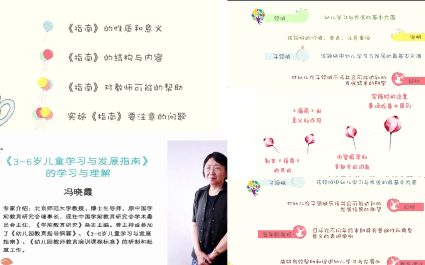 [图]【学前教育讲座】指南解读‖《3-6岁儿童学习与发展指南》学习与解读，北师大，冯晓霞