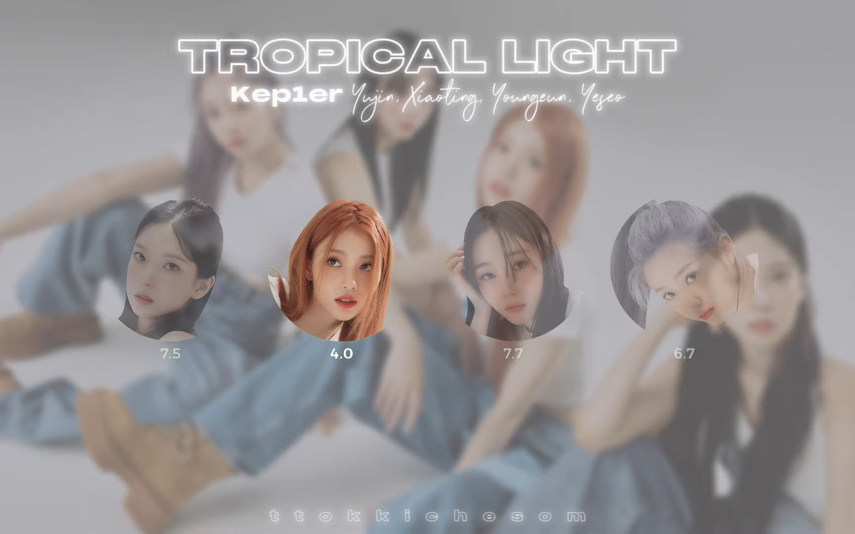 [图]【歌词分配】Kep1er - Tropical Light 歌词时长分配