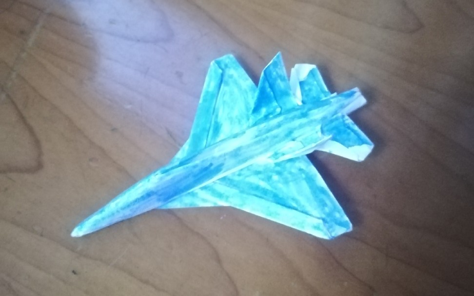 【折纸】jayson merrill虎鲨战斗机_哔哩哔哩_bilibili