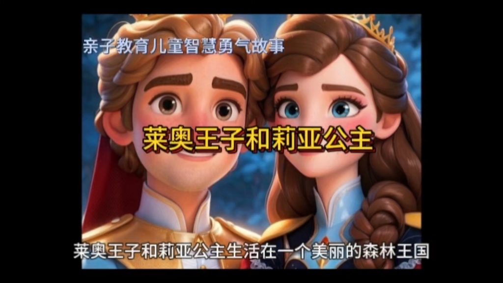 亲子教育儿童智慧勇气故事《莱奥王子和莉亚公主》