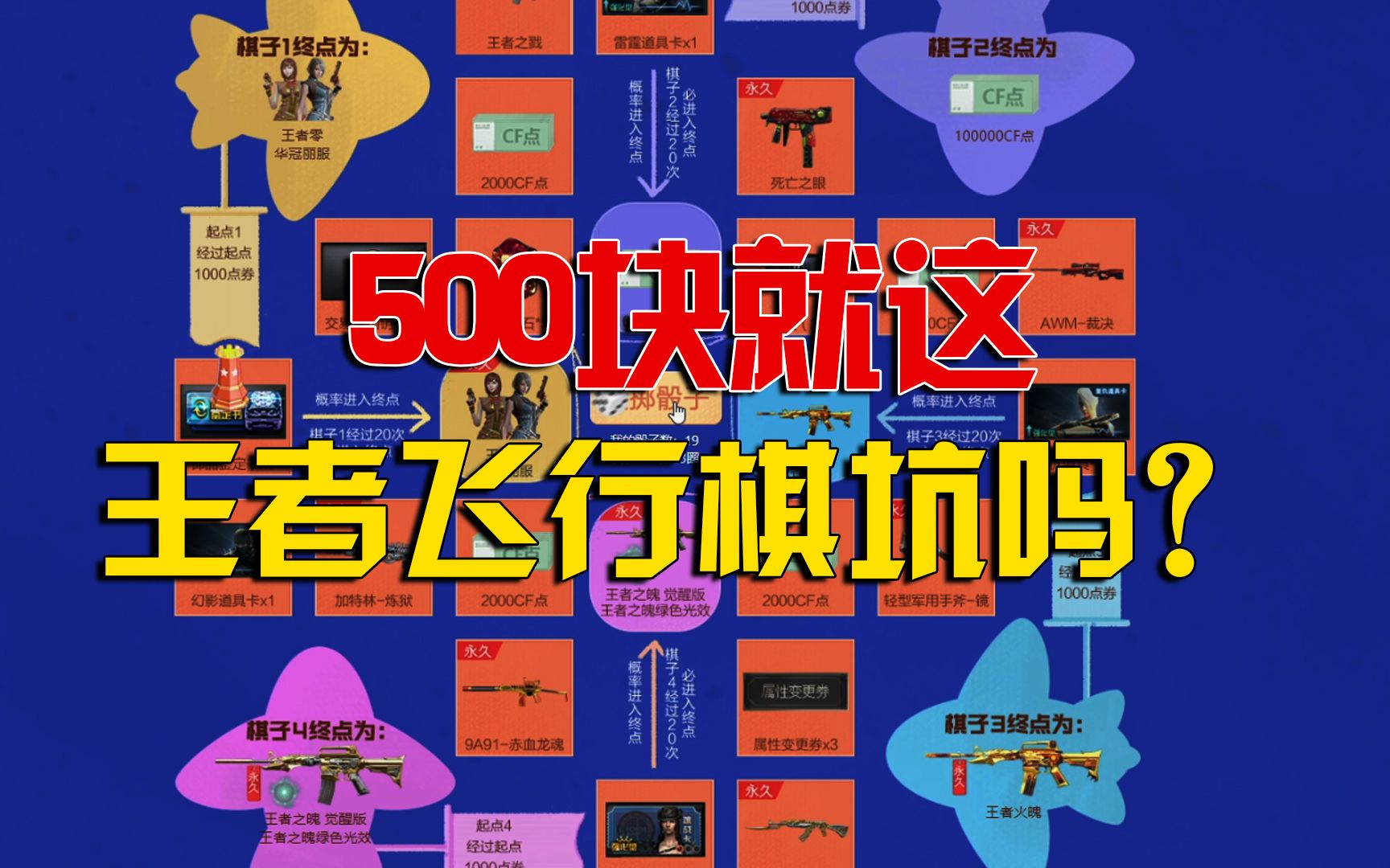 cf钻石礼包|福利创新升级！全新王者飞行棋礼包来袭