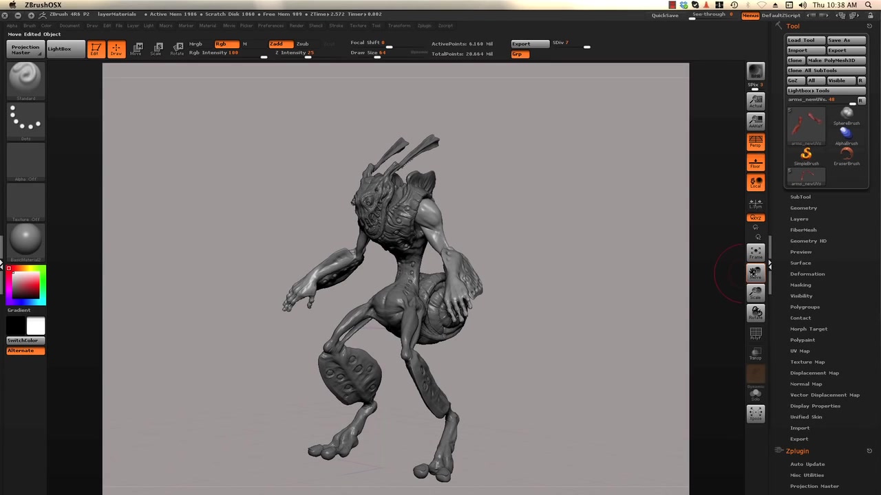 微妙网ZBrush Tutorial HD ZBrush Layering Shaders by Eric Keller哔哩哔哩bilibili