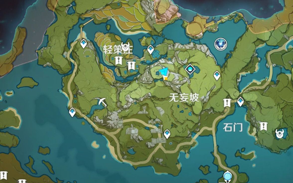 【原神】轻策庄最高的山上华丽宝箱_哔哩哔哩_bilibili