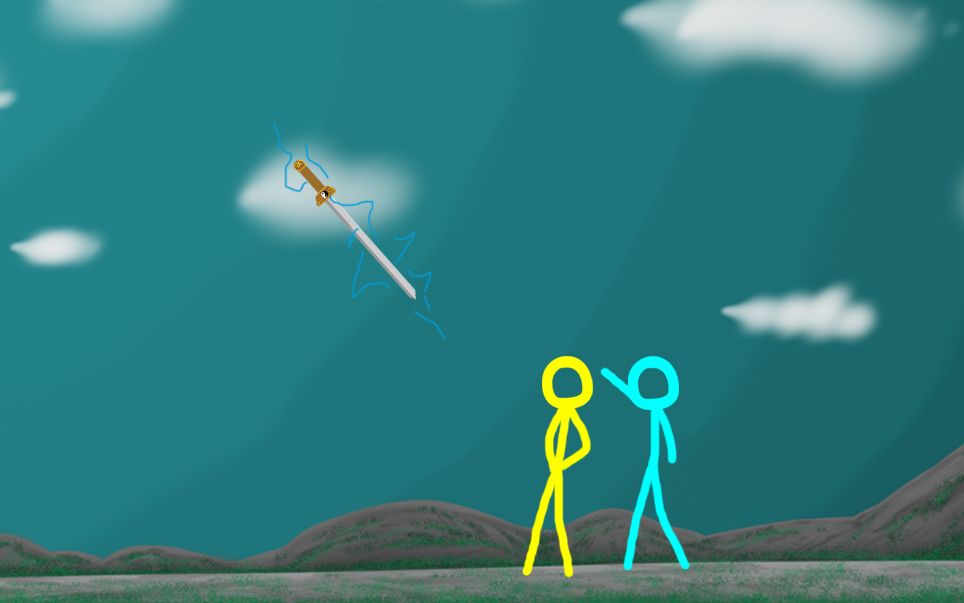 自制火柴人格斗火柴人vs太极剑