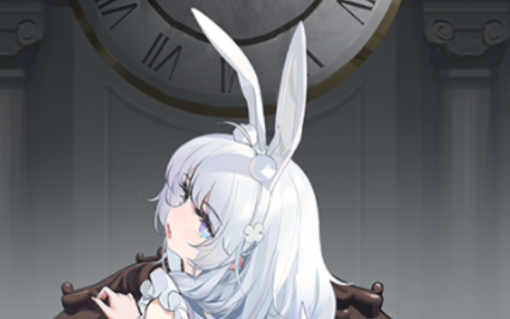 碧蓝航线恶毒l2d换装懒懒的白兔