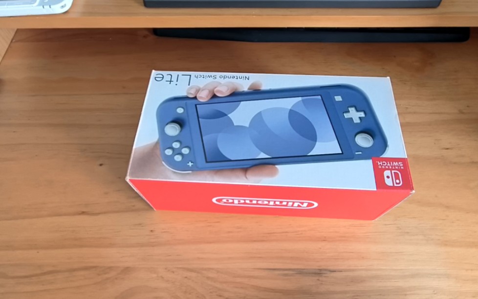 (switch开箱)任天堂掌机 switch lite 蓝色 原装日版