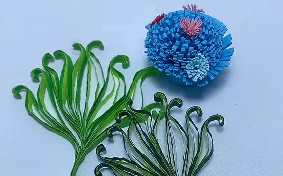 【衍纸】像一颗海草海草