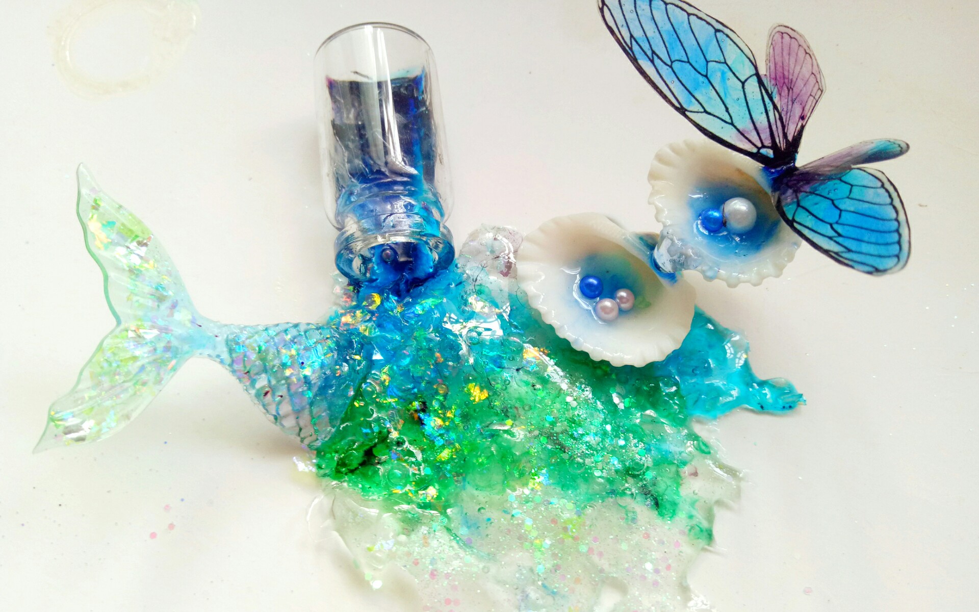 滴胶作品把海洋的一角送给你爱的那个人叭