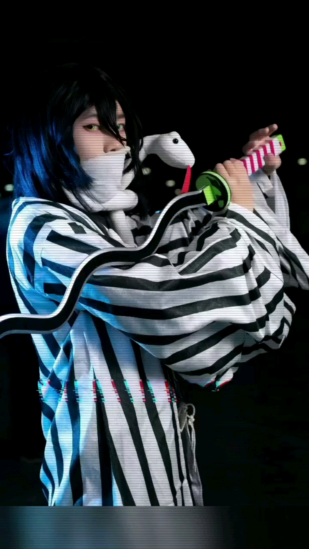 鬼灭之刃蛇柱漫展cosacgn温州场照鬼灭之刃蛇柱伊黑小芭内