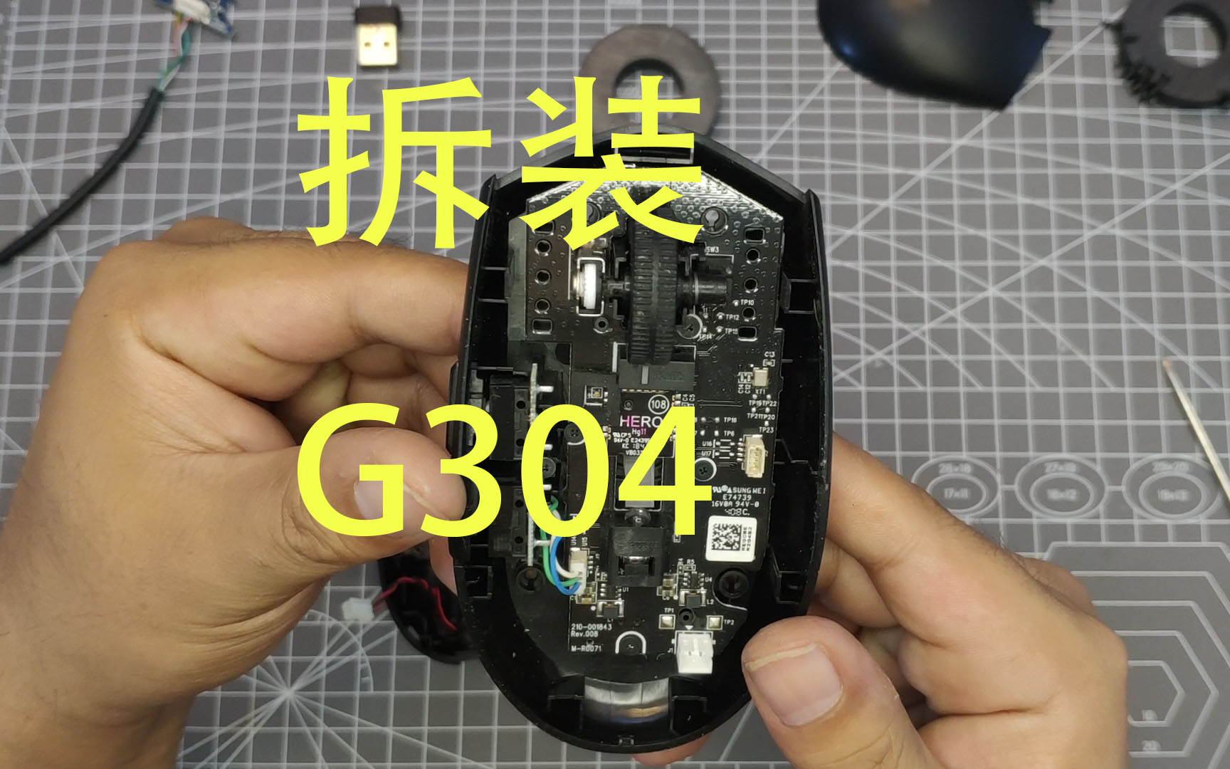 [无人声]手把手教你拆装罗技G304哔哩哔哩bilibili