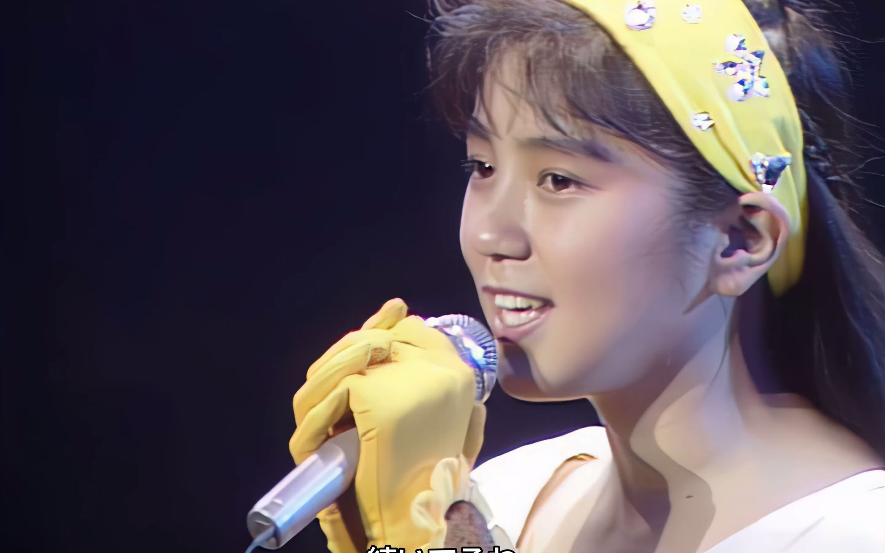 [图]ホワイトラビットからのメッセージ - 渡辺満里奈（1988年Live）