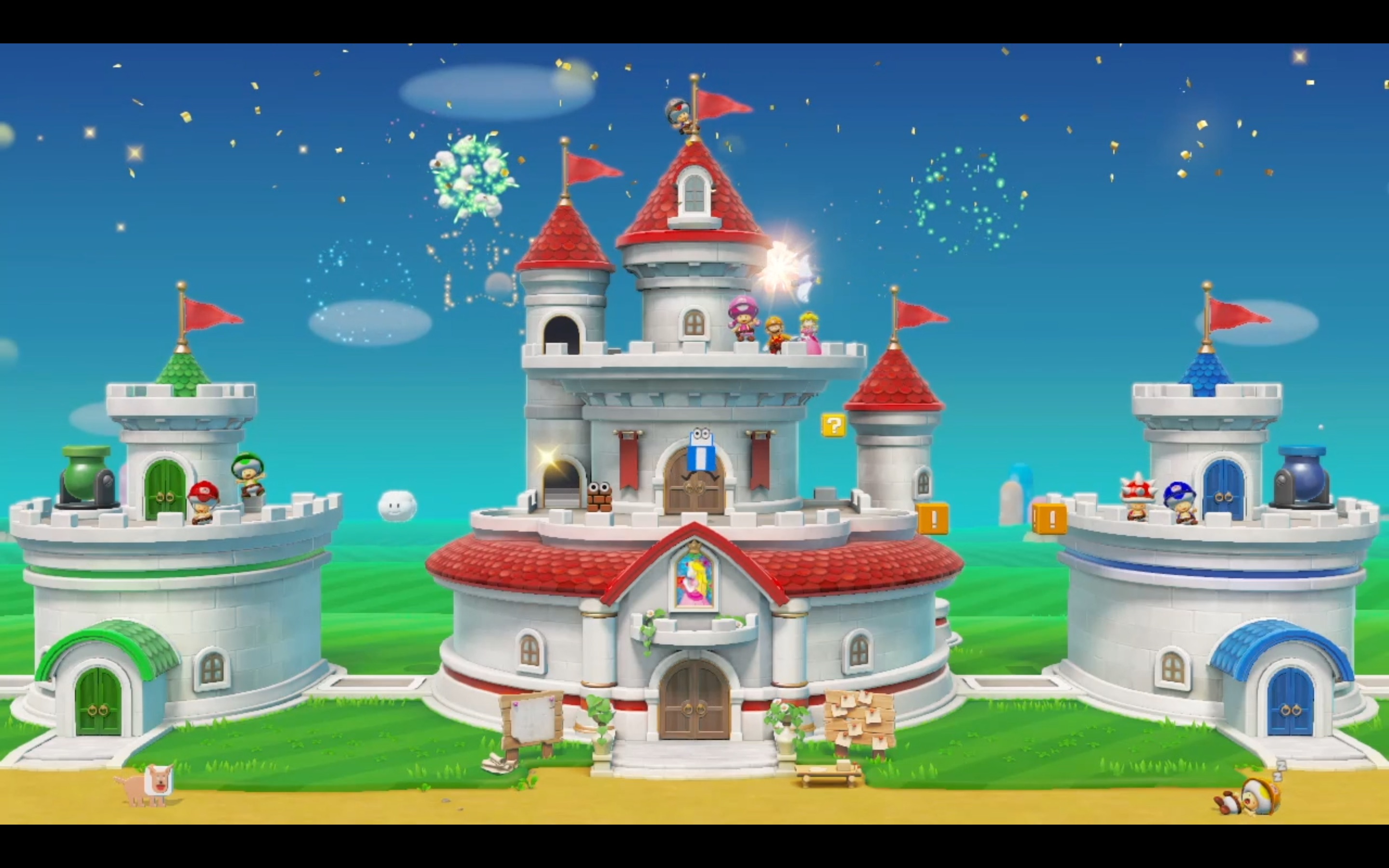 【67的game】《马里奥制造2》故事模式结局:桃花公主亲吻了马里奥78