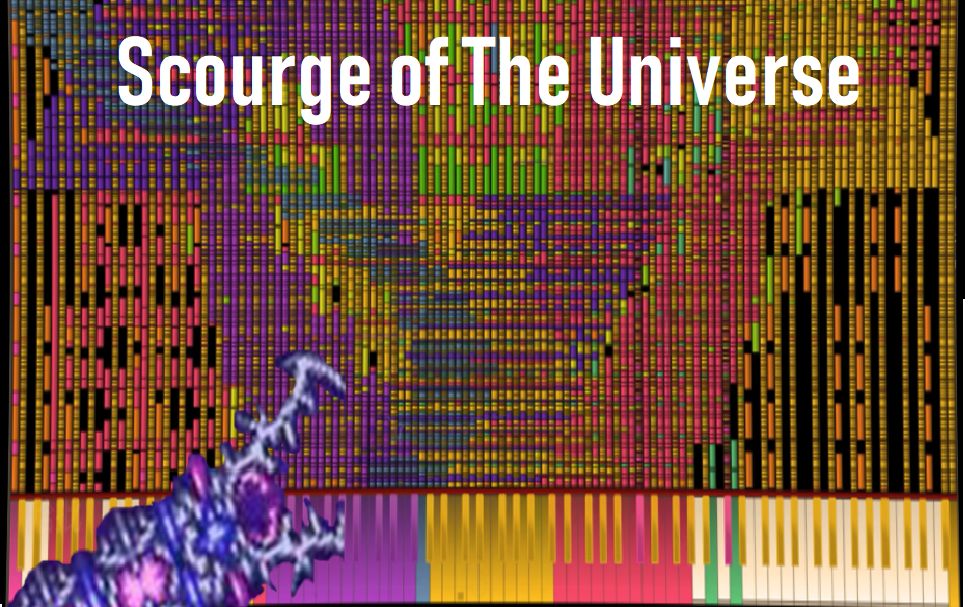 [图]【黑乐谱年度带制作】Scourge of The Universe ~170万音符~ 神明吞噬者主题曲