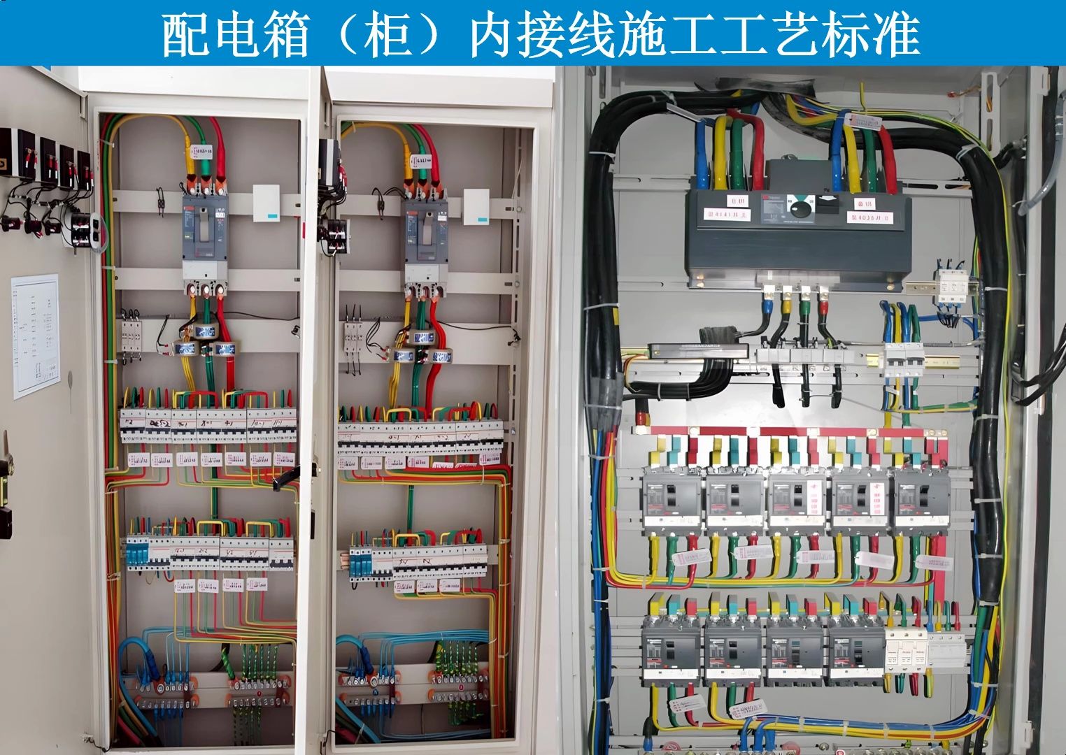 配电箱(柜)内接线施工工艺标准哔哩哔哩bilibili