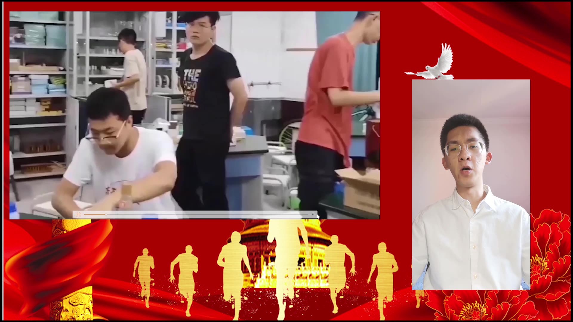 纪念下小王一本正经的自编自演自剪视频