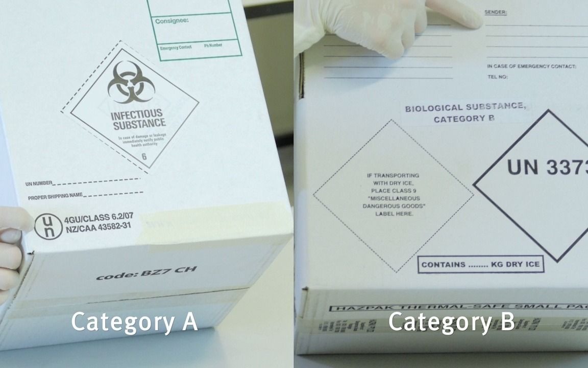 【sample packaging】un2814/un3373样品包装 昆士兰生