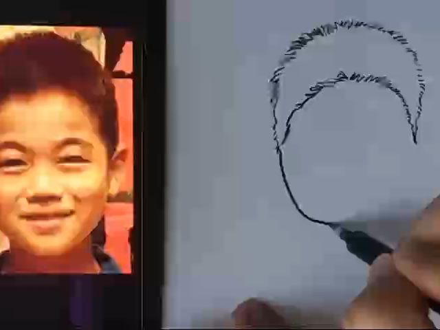一年级小学美术课 学习画肖像画 ，画自己