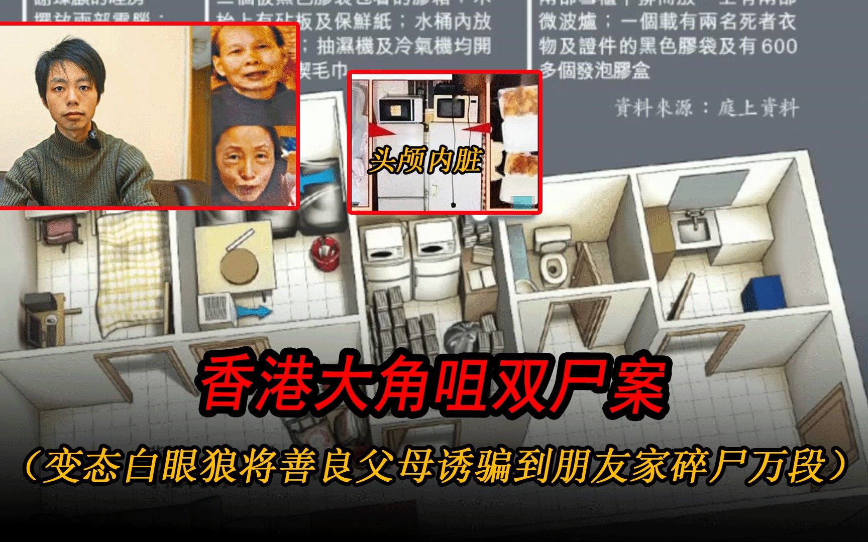 [图]轰动香港的大角咀双尸案，白眼狼儿子炒股欠巨债，将双亲大卸八块