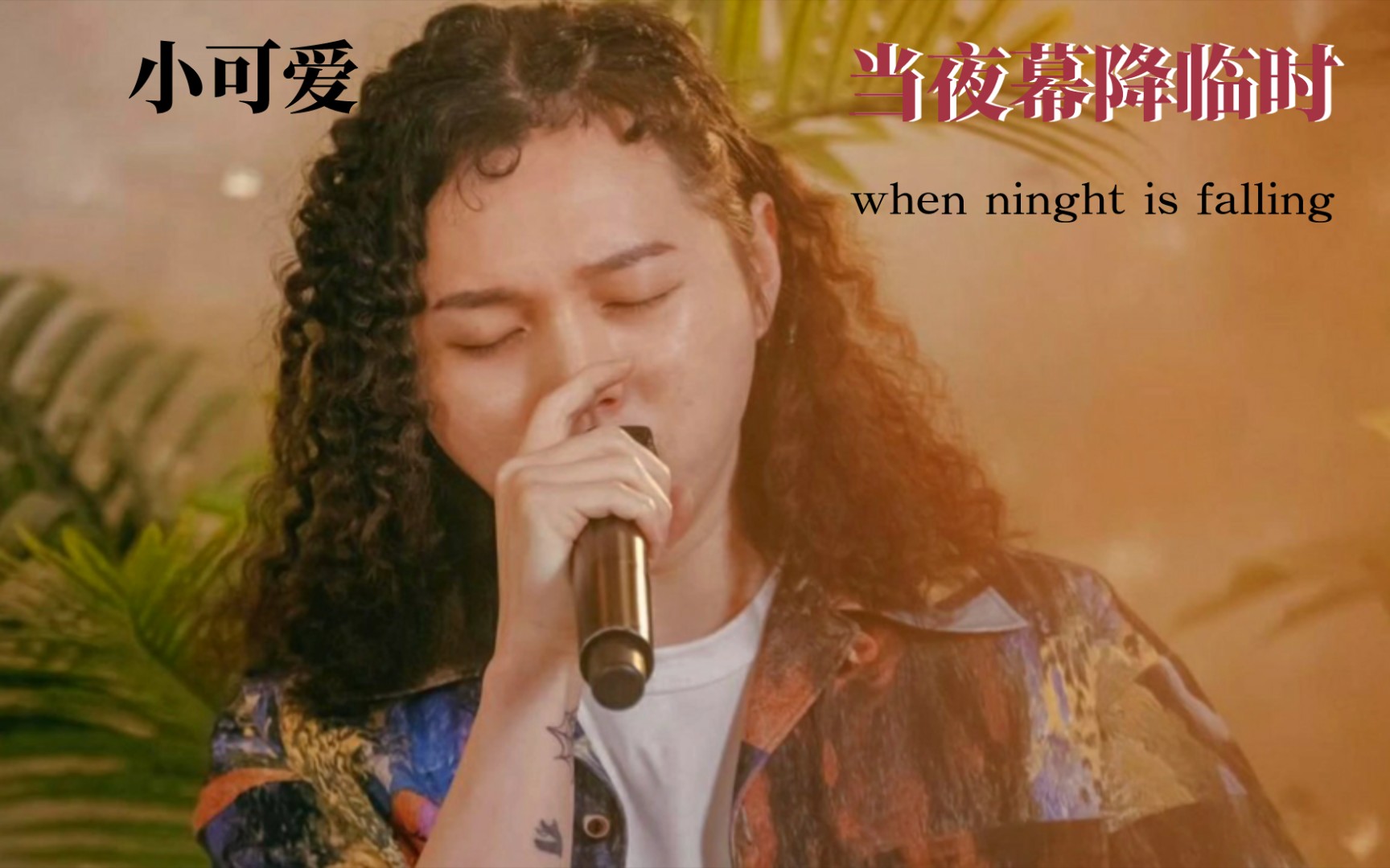 这首歌开头就抓人耳朵wonstein小可爱的when ninght is falling(中韩歌词)哔哩哔哩bilibili