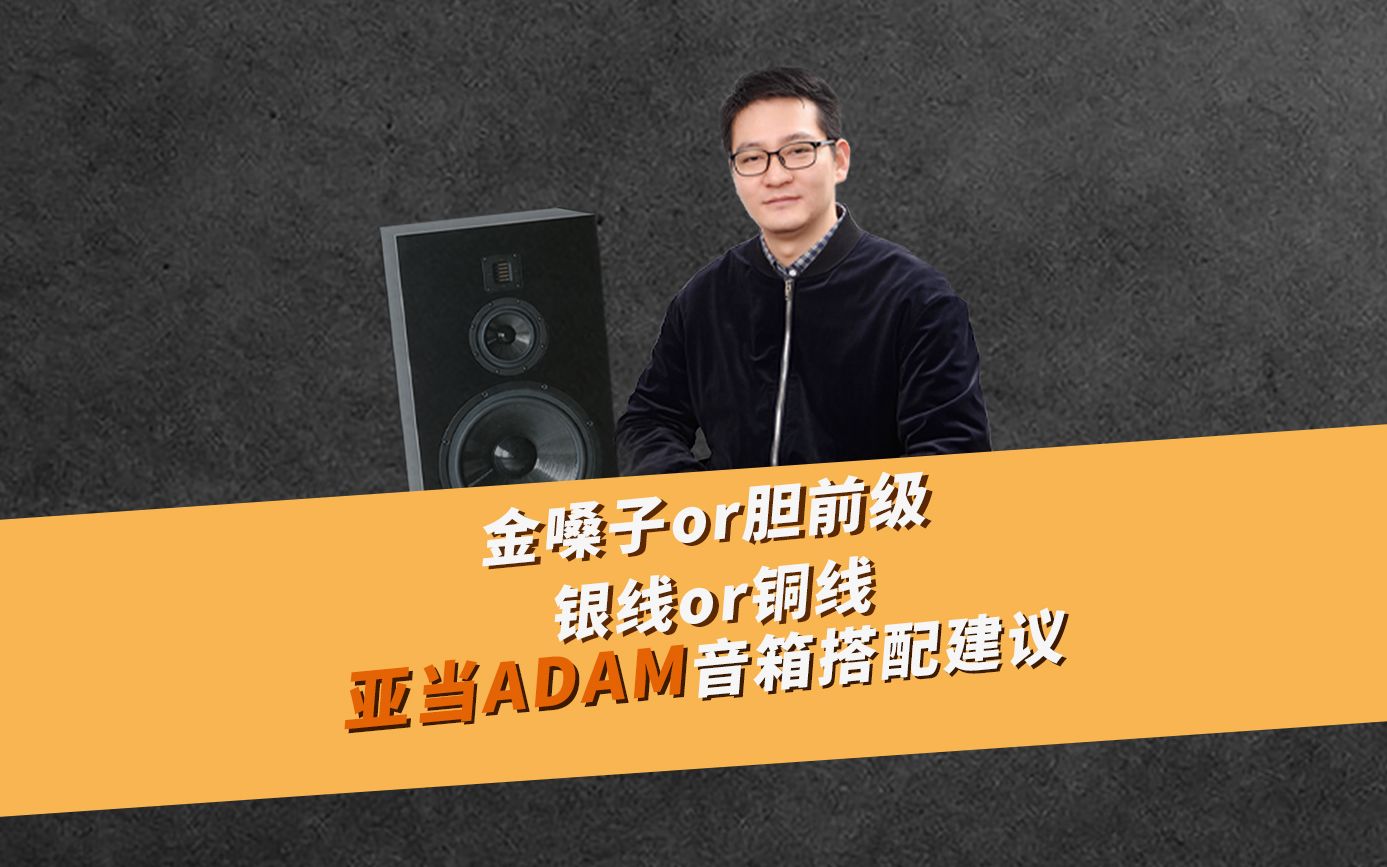 高端有源监听音箱享声怎么配前级!亚当ADAM S4V适合金嗓子or胆前级?银线or铜线?哔哩哔哩bilibili