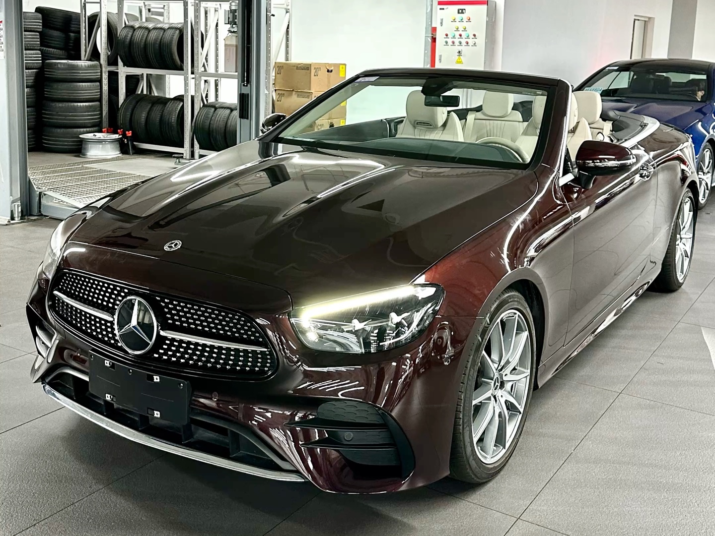 奔驰e敞篷轿跑|准新车全车0瑕疵