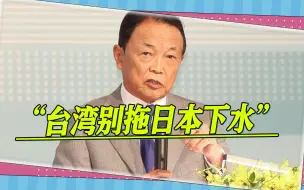 Download Video: “别拖日本下水”，台湾别高兴太早，麻生太郎就差直接说出这句话