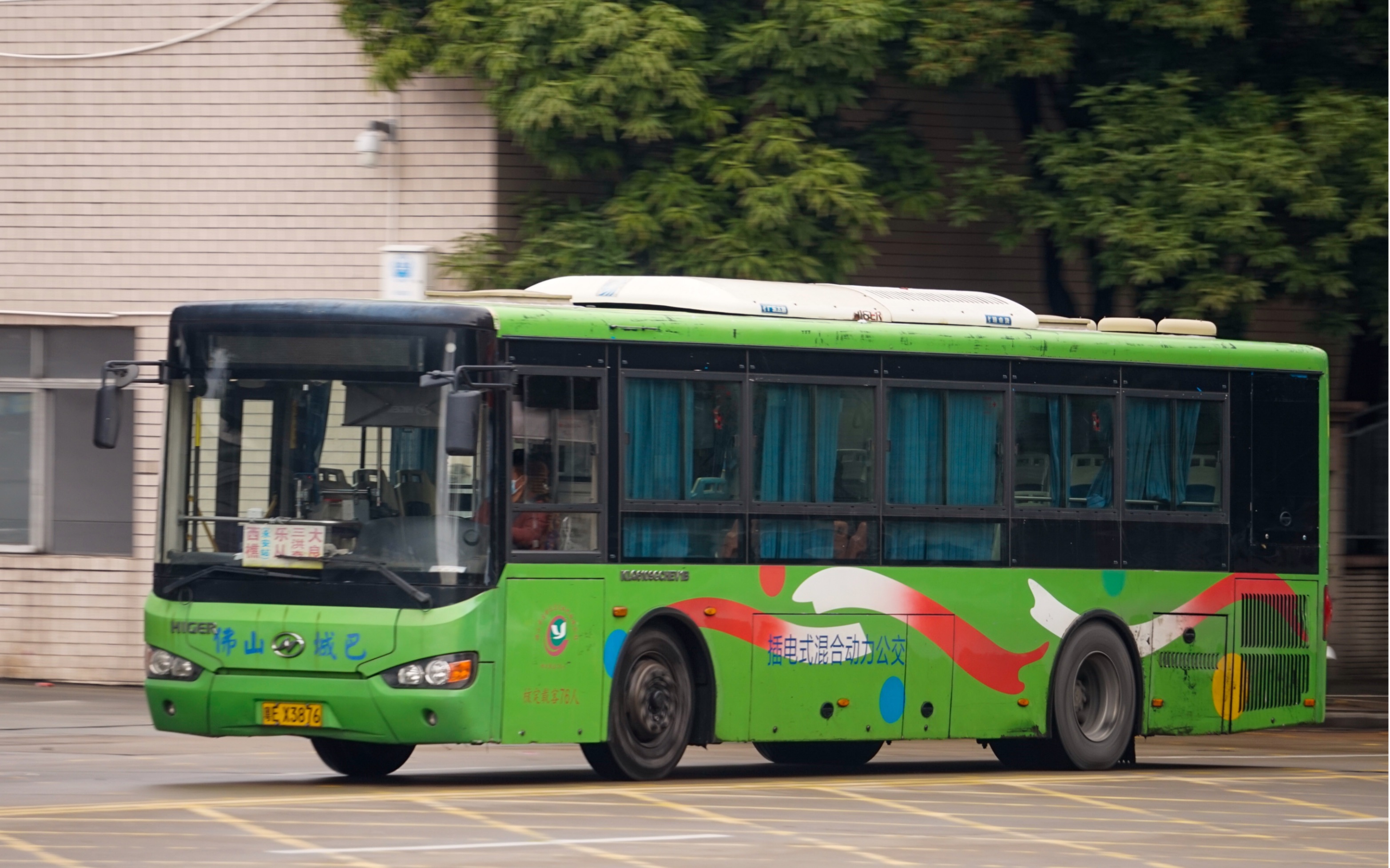 (云乘车)高明宏达顺德62高明 专线 海格klq6109gchev1b走行声 比顺