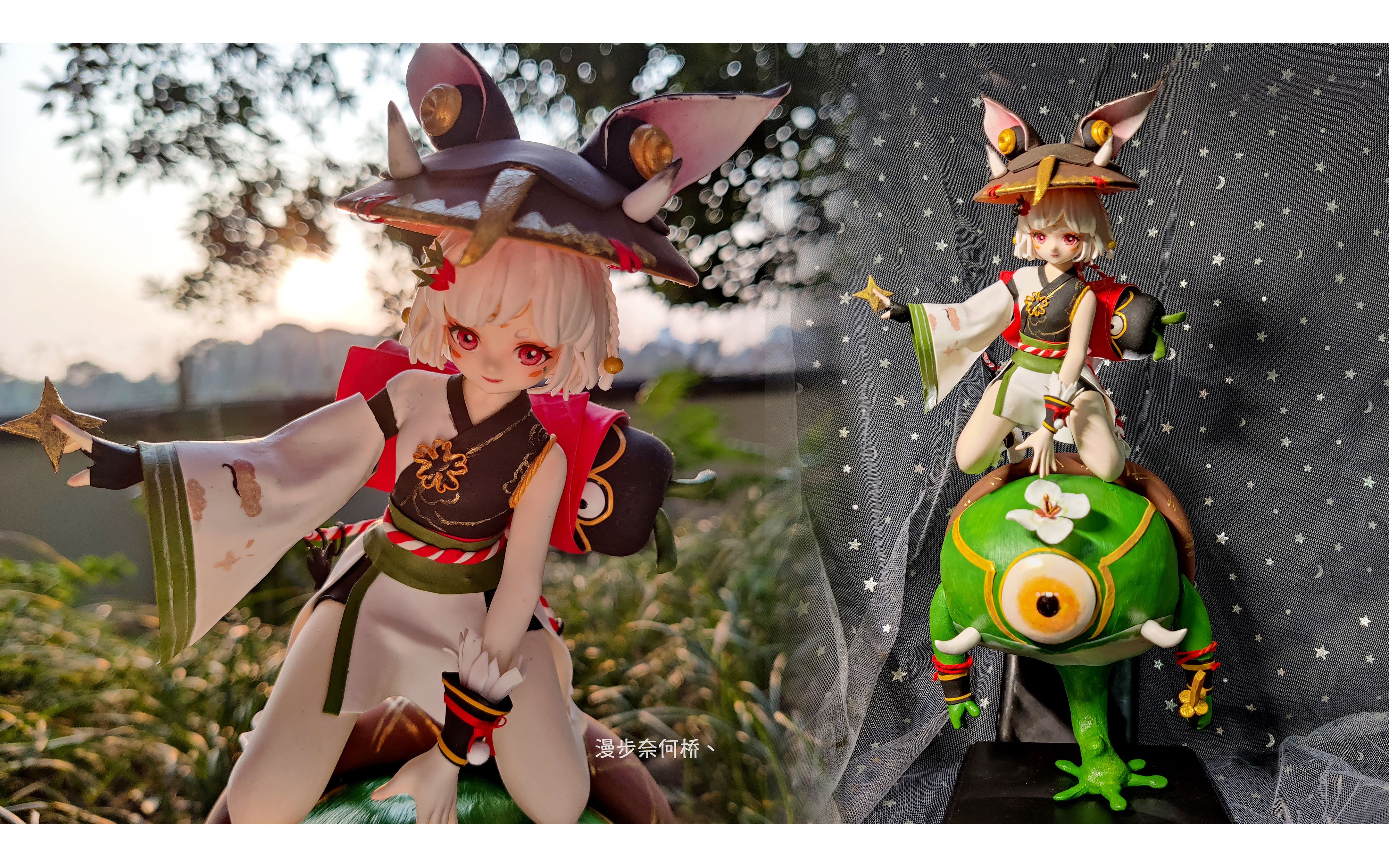 【粘土】阴阳师sp梦寻山兔超轻粘土自制手办,萌新的第一个sp式神~当然