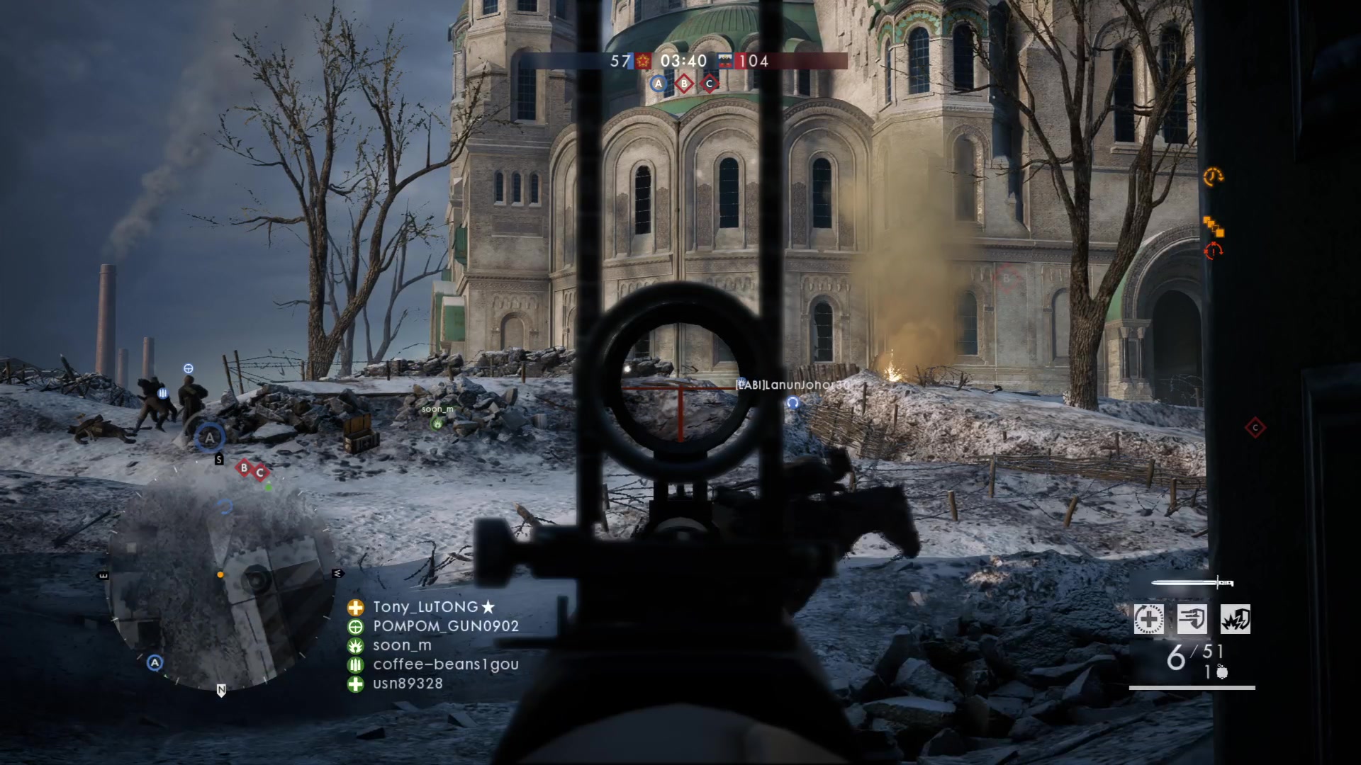 lt流年战地1征服模式察里津01俄国红白军对抗