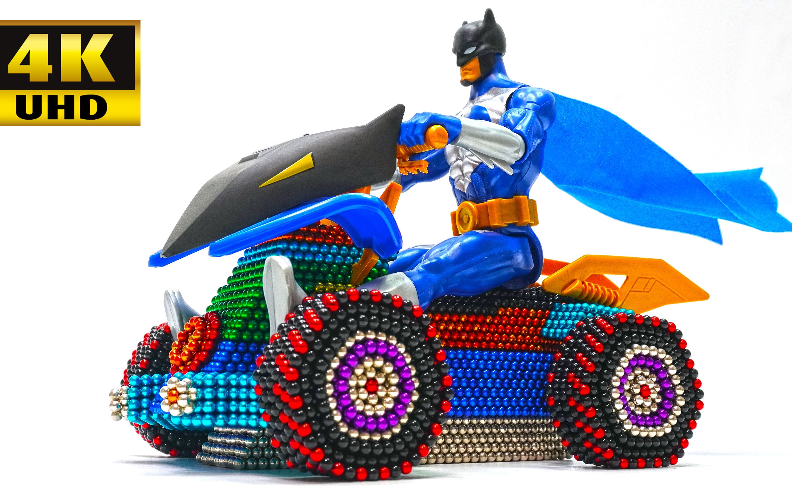 磁铁玩具diy怎样用巴克球磁力球制做蝙蝠侠摩托车