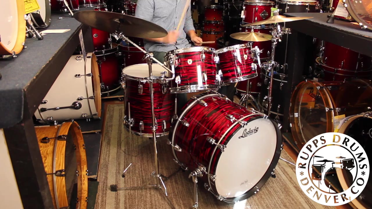 ludwig美产架子鼓classic maple试听
