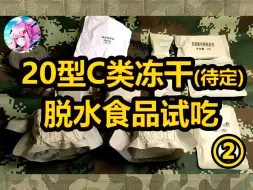 【大林军粮】冻干粥是真的好喝——20型C类冻干脱水食品试吃 ②