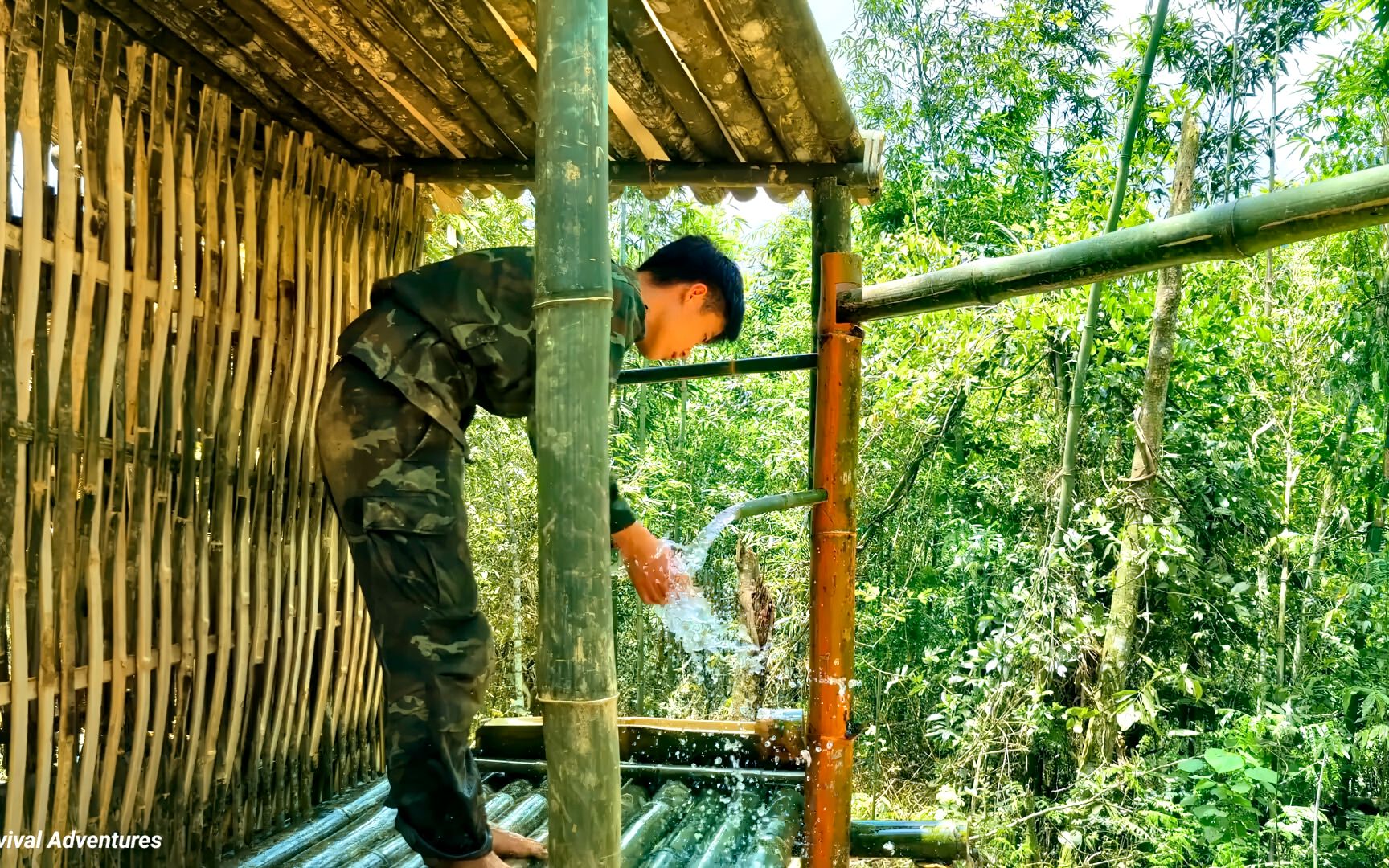 [图]【野外生存历险】合集 在户外打野和烹饪，野外生活探索自然