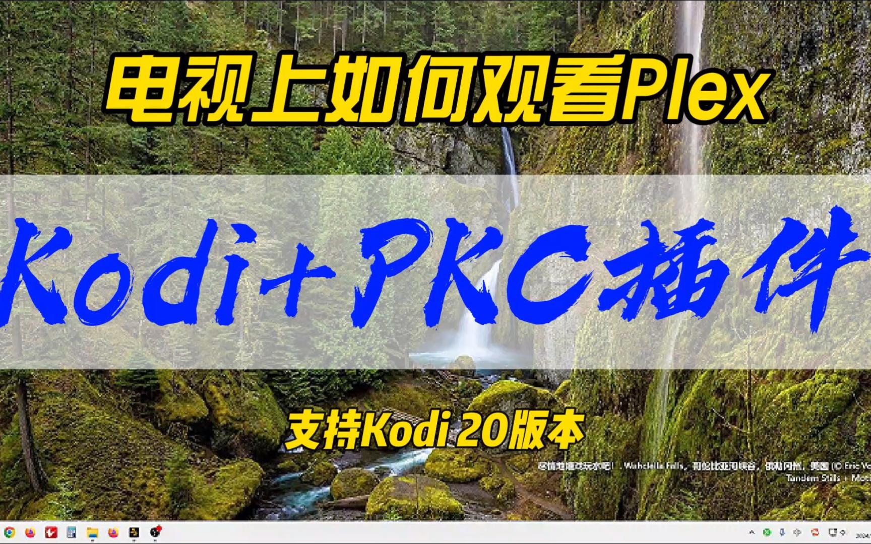 [图]电视上如何观看Plex~Kodi+PKC插件，支持Kodi20以上版本~